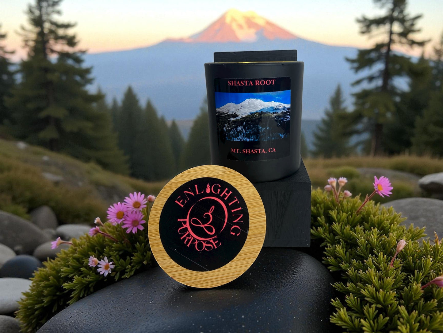 Shasta Root Candle – Premium Collection- Grounding and Root Chakra Connection