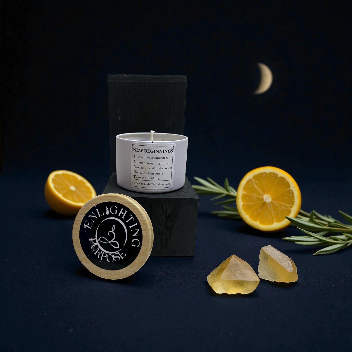 New Beginnings Candle – Intention, Renewal & Fresh Energy (4 oz)