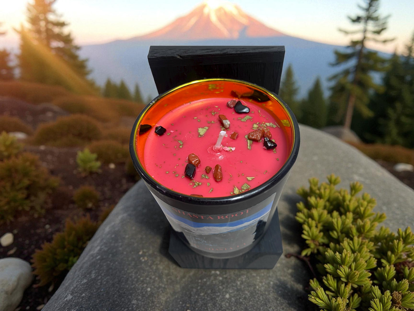 Shasta Root Candle – Premium Collection- Grounding and Root Chakra Connection