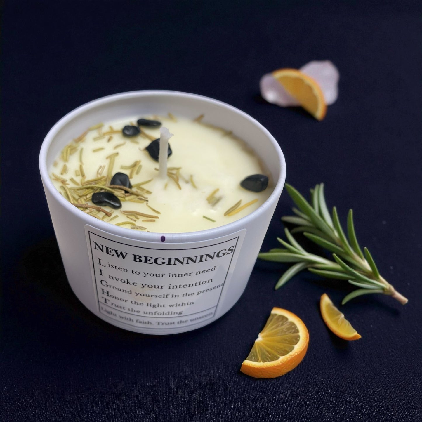 New Beginnings Candle – Intention, Renewal & Fresh Energy (4 oz)