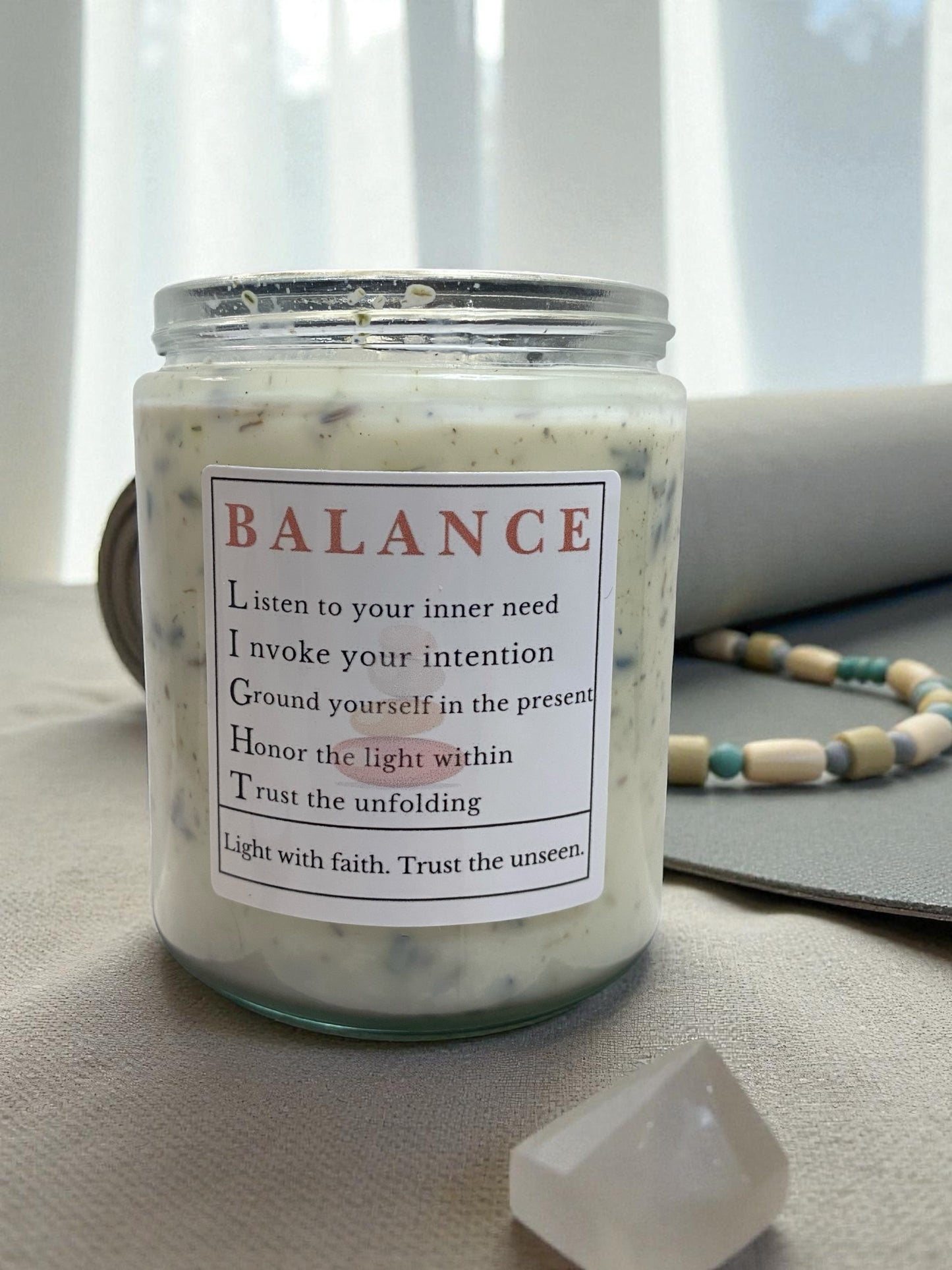 Balance Candle – Calm, Grounding & Inner Harmony (8 oz Premium Candle)