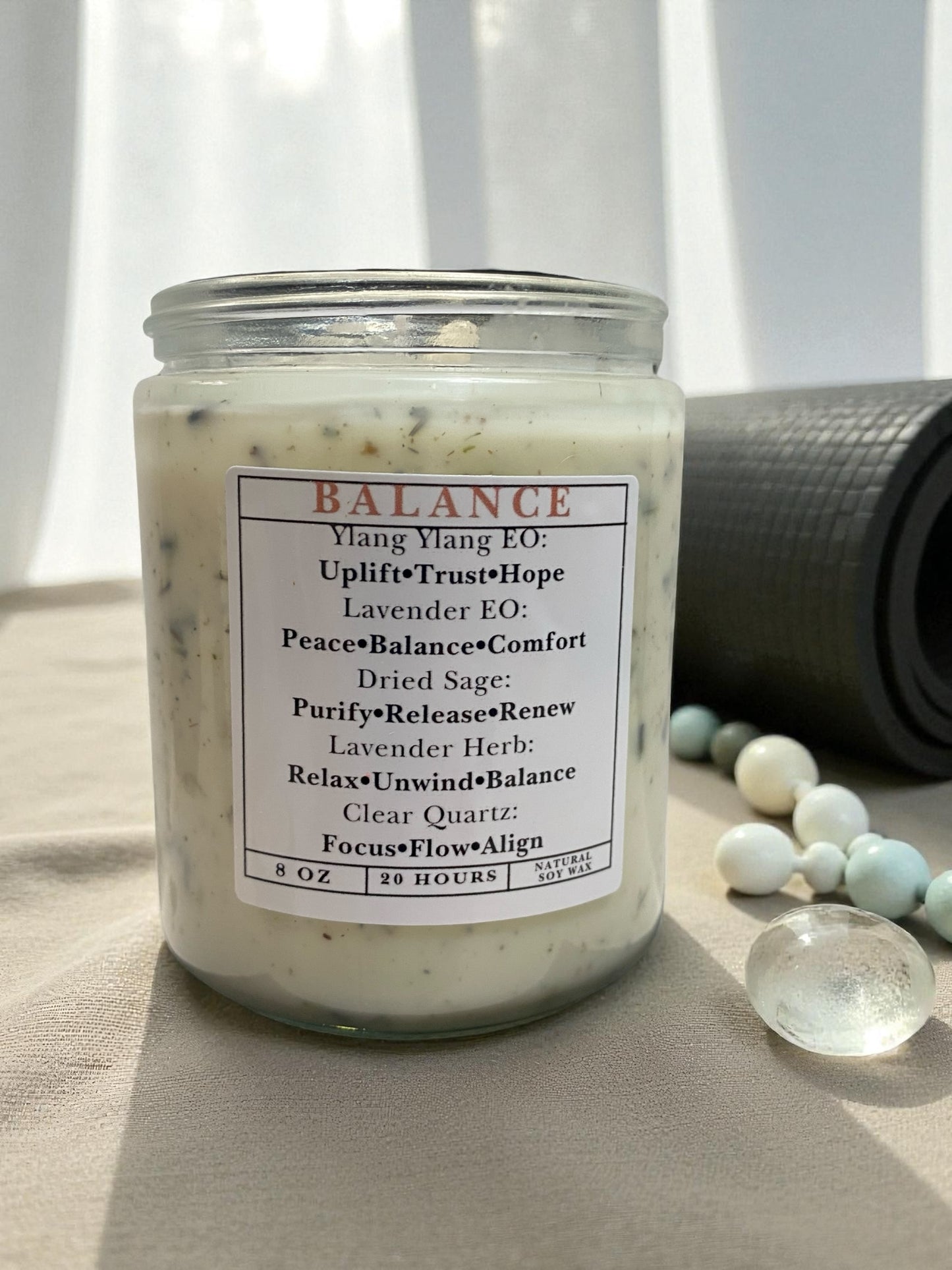 Balance Candle – Calm, Grounding & Inner Harmony (8 oz Premium Candle)
