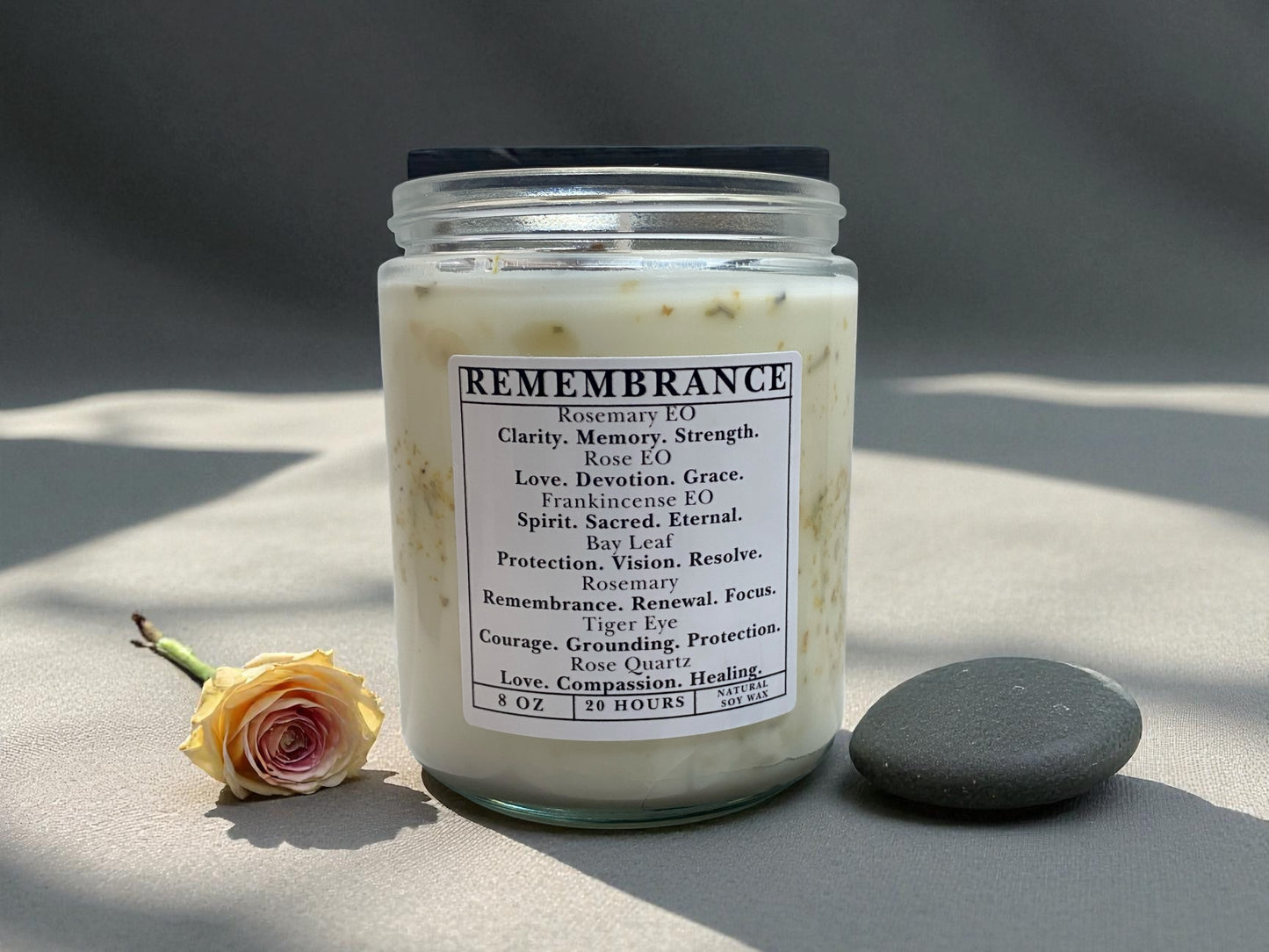 Light of Remembrance – Handcrafted Candle for Memory, Comfort & Eternal Connection (8 oz or 4 oz)