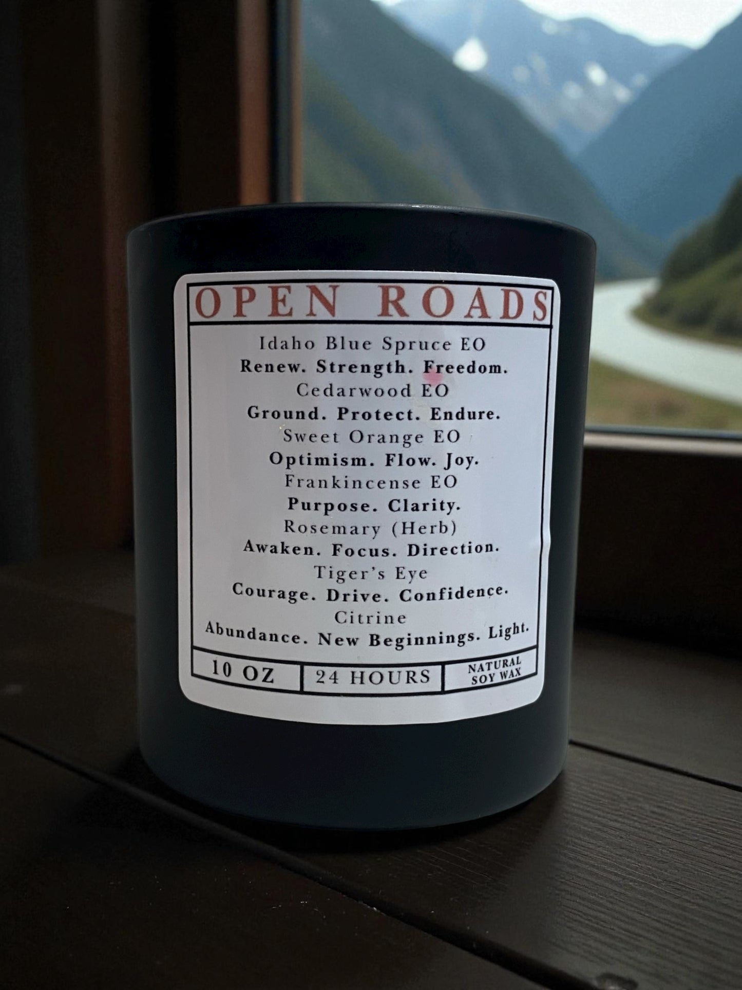 Open Roads Candle –Premium Collection- Path Clearing & New Beginnings