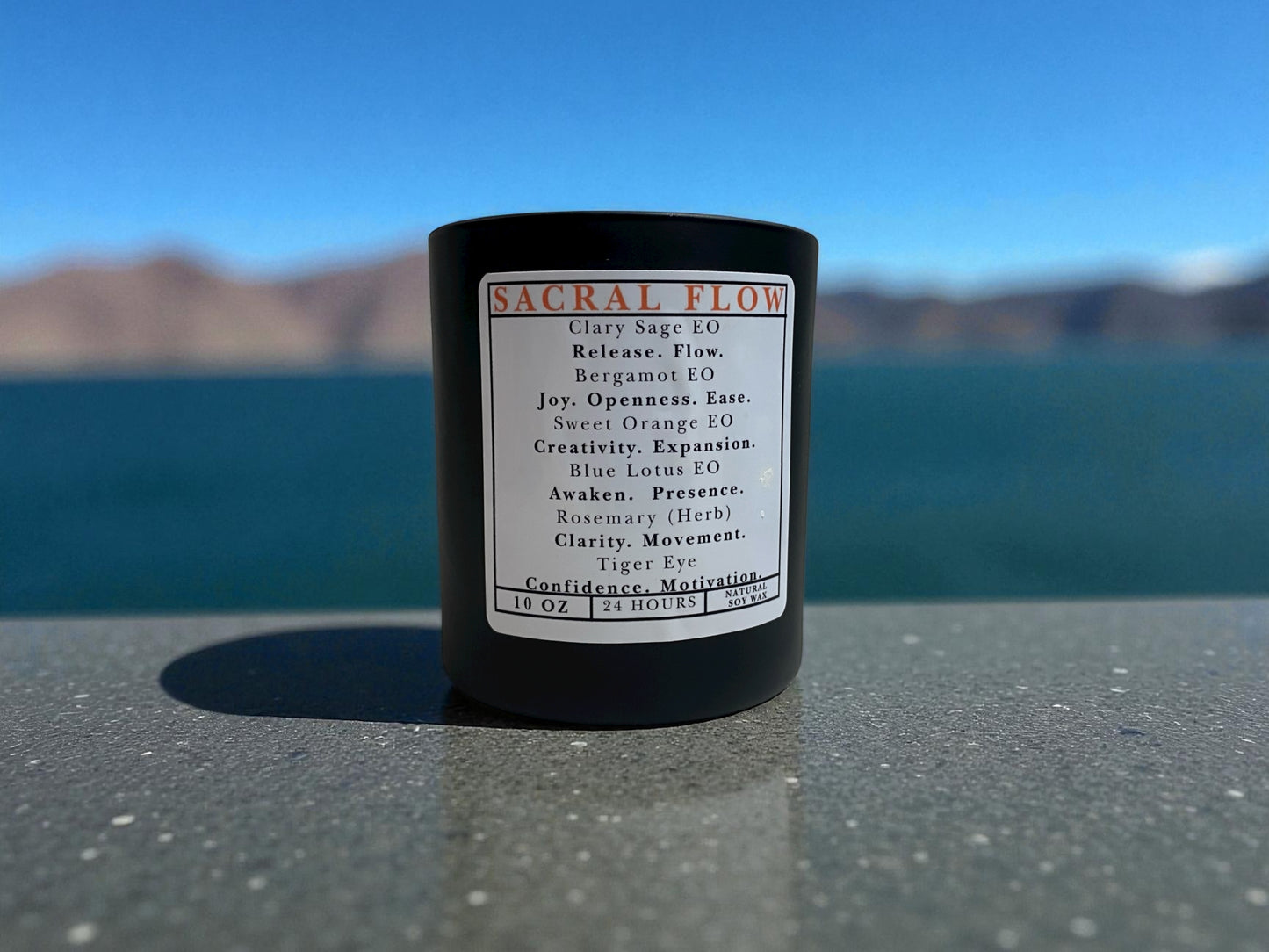 Sacral Flow Candle-Premium Collection – Awaken Creativity and Emotional Balance